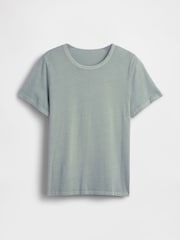 Gap Green Cotton VintageSoft T-Shirt - Image 5 of 5