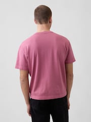 Gap Pink Heavyweight Boxy T-Shirt - Image 2 of 5