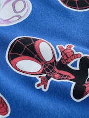 Gap Blue Spiderman Brushed Cotton Pyjamas Set (6mths-5yrs) - Image 4 of 5