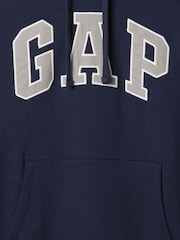 Gap Navy VintageSoft Arch Logo Hoodie - Image 4 of 4