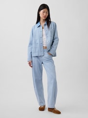 Gap Low Rise UltraSoft Barrel Jeans - Bild 4 von 4