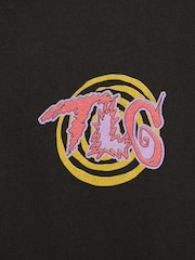 Gap Black TLC Relaxed Band Graphic Short Sleeve T-Shirt - Image 4 of 4