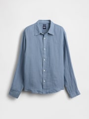 Bleu - Gap Linen Relaxed Shirt - Image 1 de 1