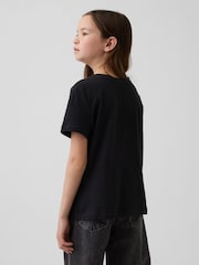 Gap Black Graphic T-Shirt (4-13yrs) - Image 2 of 4