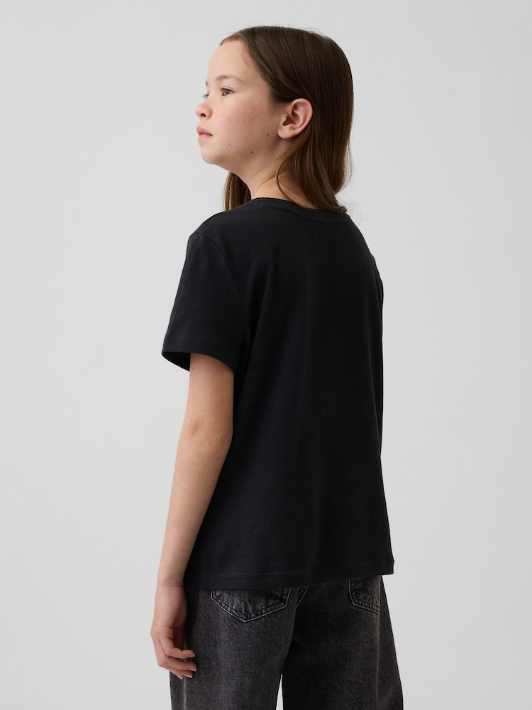 Gap Black Graphic T-Shirt (4-13yrs) - Image 2 of 4