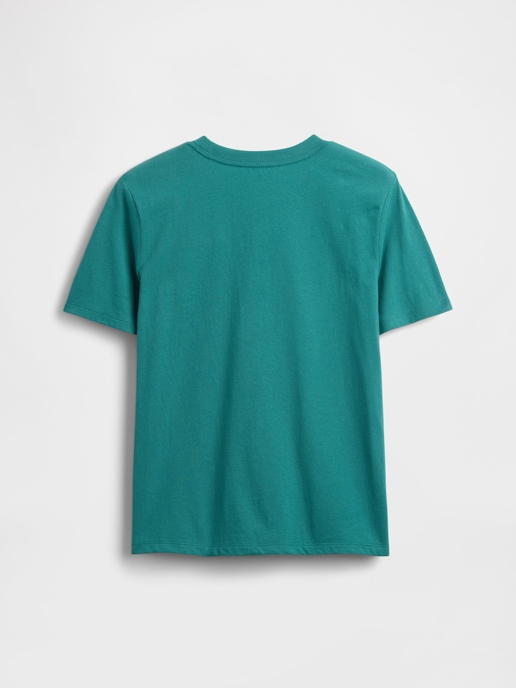 Gap Green Graphic T-Shirt (4-13yrs) - Image 2 of 3