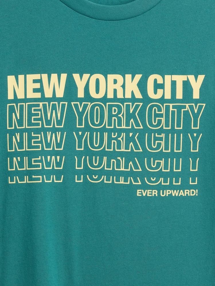 Gap Green Graphic T-Shirt (4-13yrs) - Image 3 of 3
