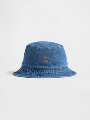 Gap Medium Wash Denim Brannan Bear Bucket Hat - Image 1 of 1