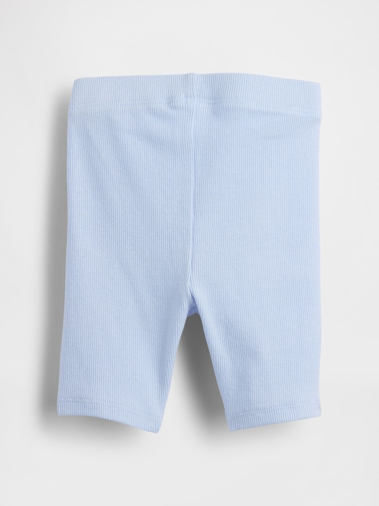 Gap Blue Mix and Match Rib Bike Shorts (6mths-5yrs) (6mths-5yrs) - Image 2 of 2