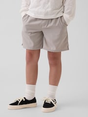 Gri - Gap Quick-Dry Shorts (4-13yrs) - Imaginea 1 din 5