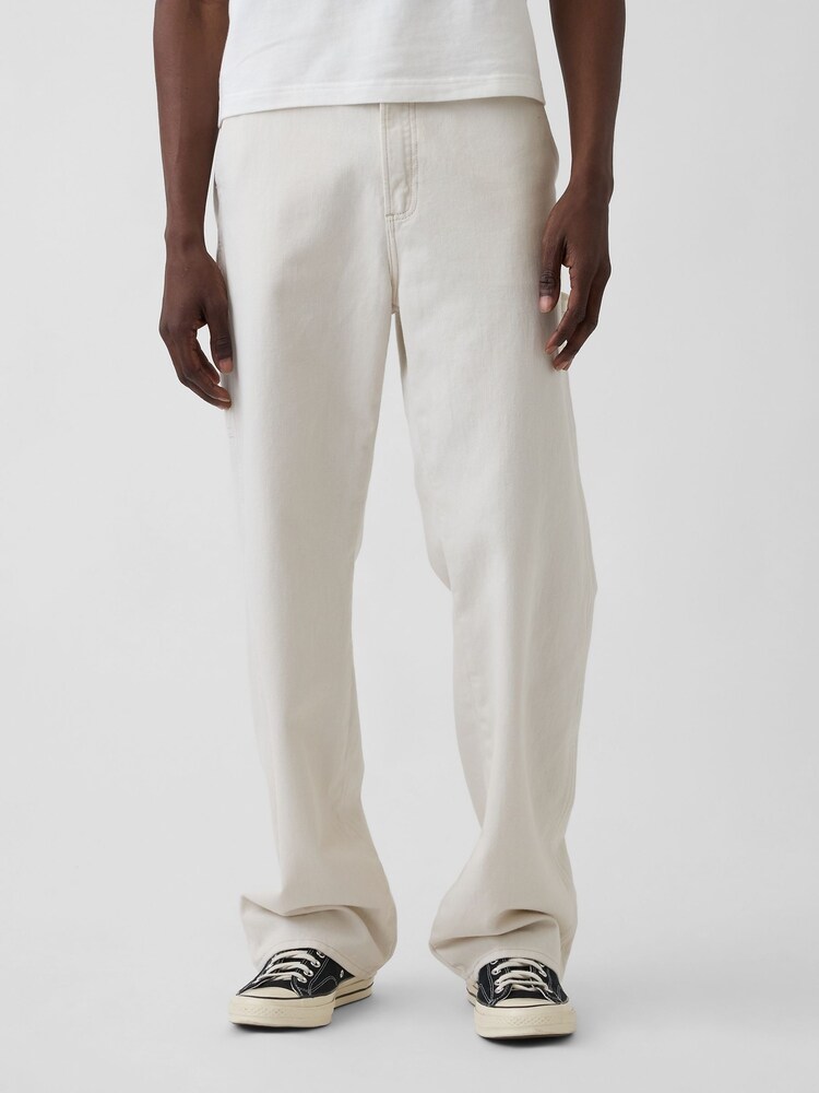 Gap Cream 90s Loose Carpenter Jeans - Image 1 of 6