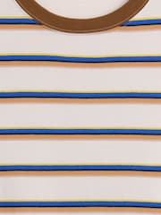 Gap Brown Everyday Soft Stripe Crew Neck T-Shirt - Image 5 of 5