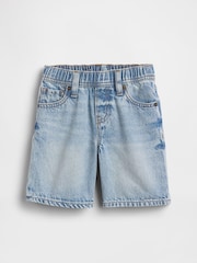 Gap Medium Indigo UltraSoft Denim Pull On Shorts (12mths-5yrs) - Image 1 of 2
