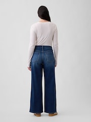 Gap Medium Wash Mid Rise Wide-Leg Jeans - Image 2 of 6