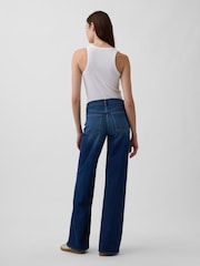 Gap Medium Wash Mid Rise Wide-Leg Jeans - Image 3 of 6