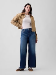 Gap Medium Wash Mid Rise Wide-Leg Jeans - Image 5 of 6