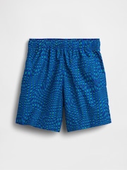 Gap Blue 5 Inch Swim Trunks (4-13yrs) (4-13yrs) - Image 2 of 3
