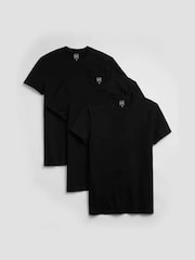 Gap Black Cotton Crew Neck T-Shirts 3 Pack - Image 1 of 1