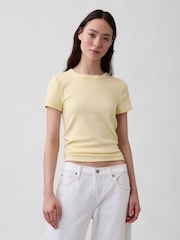 Gap Yellow Modern Crew neck T-Shirt - Image 1 of 3