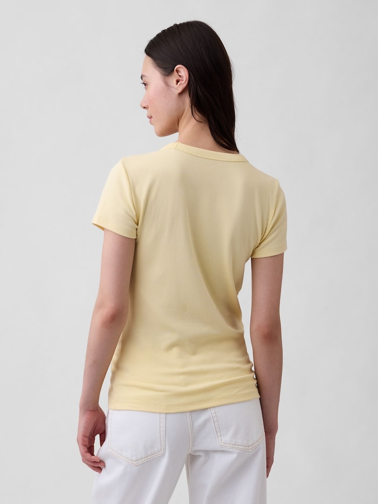 Gap Yellow Modern Crew neck T-Shirt - Image 2 of 3