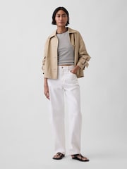 Gap Black Gingham Pointelle Shell Vest - Image 3 of 4