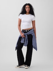 Weiß - Gap Modern T-Shirt mit Rundhalsausschnitt - Bild 3 von 4