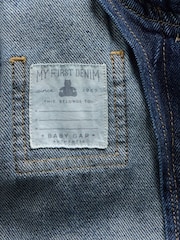 Gap Dark Wash UltraSoft Denim Hooded Jacket (0-24mths) - Image 3 of 3