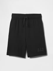 Gap Black Relaxed Logo Pull On Shorts (4-13yrs) - Image 1 of 3