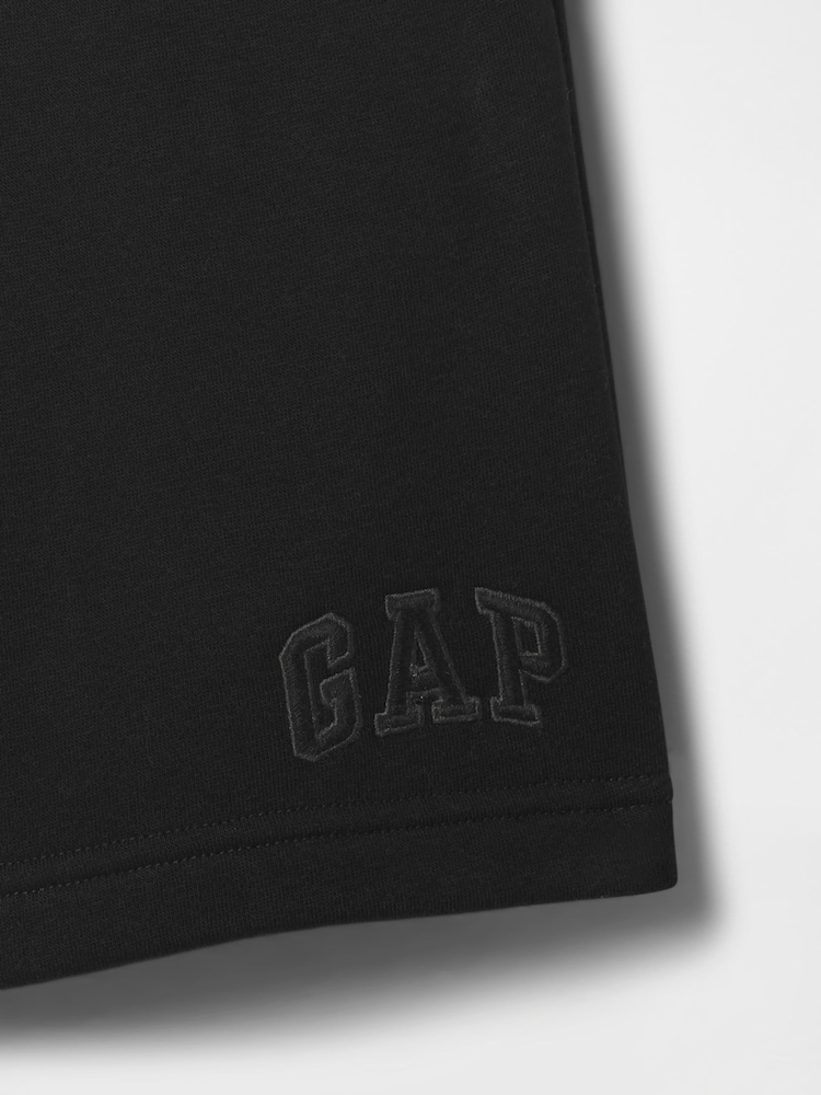 Gap Black Relaxed Logo Pull On Shorts (4-13yrs) - Image 3 of 3