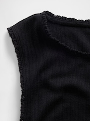 Gap Black Pointelle Shell Vest - Image 4 of 4