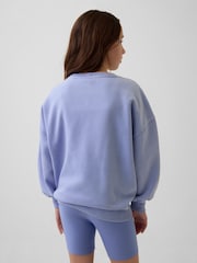 Gap Blue VintageSoft Oversized Longline Sweatshirt (4-13yrs) (4-13yrs) - Image 2 of 5