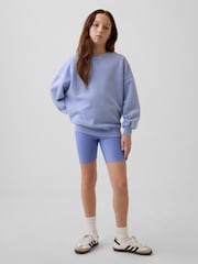 Gap Blue VintageSoft Oversized Longline Sweatshirt (4-13yrs) (4-13yrs) - Image 3 of 5