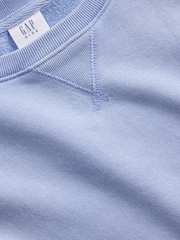 Gap Blue VintageSoft Oversized Longline Sweatshirt (4-13yrs) (4-13yrs) - Image 5 of 5