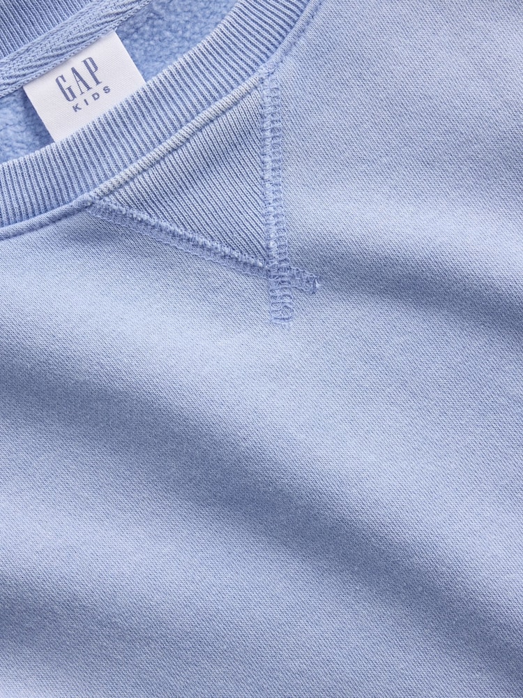 Gap Blue VintageSoft Oversized Longline Sweatshirt (4-13yrs) (4-13yrs) - Image 5 of 5 Gap Blue VintageSoft Oversized Longline Sweatshirt (4-13yrs) (4-13yrs) - Image 5 of 5