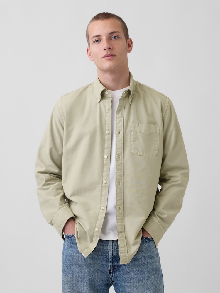Πράσινο - Gap Check Oxford Button-Down Shirt - Εικόνα 1 του 4 Πράσινο - Gap Check Oxford Button-Down Shirt - Εικόνα 1 του 4
