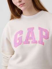 Gap Cream Logo Sweatshirt - Image 4 of 5