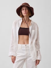 Braun - Gap Frayed Bucket Hat - Bild 3 von 4