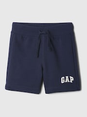 Gap Navy Relaxed Logo Pull On Shorts (6mths-13yrs) - Image 1 of 3