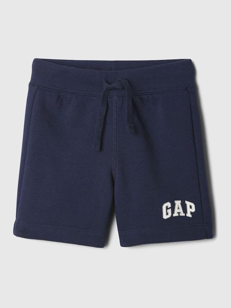 Gap Navy Relaxed Logo Pull On Shorts (6mths-13yrs) - Image 1 of 3 Gap Navy Relaxed Logo Pull On Shorts (6mths-13yrs) - Image 1 of 3