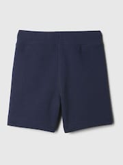 Gap Navy Relaxed Logo Pull On Shorts (6mths-13yrs) - Image 2 of 3