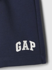 Gap Navy Relaxed Logo Pull On Shorts (6mths-13yrs) - Image 3 of 3