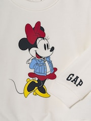 Gap White Disney VintageSoft Terry Sweatshirt (6mths-5yrs) - Image 3 of 3