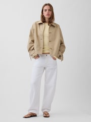 Gap Yellow Modern Rib Long Sleeve T-Shirt - Image 3 of 3