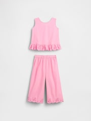 Gap Eyelet Ruffle Outfit Set (6mths-5yrs) - Imaginea 2 din 3
