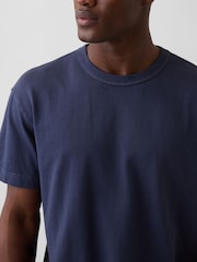 Marineblå - Gap Heavyweight Boxy T-shirt - Billede 4 af 4