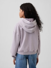 Gap Purple Vintage Soft Relaxed Hoodie (4-13yrs) (4-13yrs) - Image 2 of 6