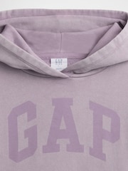 Gap Purple Vintage Soft Relaxed Hoodie (4-13yrs) (4-13yrs) - Image 5 of 6