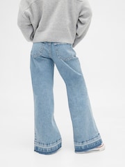 Gap Meidum Wash Low Rise Relaxed Flare Jeans (5-13yrs) - Image 2 of 5