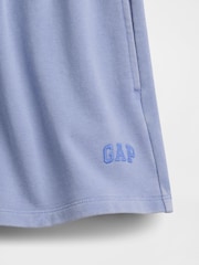 Gap Blue 3 inch French Terry Relaxed Logo Sweat Shorts - Image 4 of 4