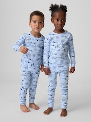 Set de pijamale Gap Winnie The Pooh din bumbac periat (6luni -5ani) - Imaginea 1 din 6